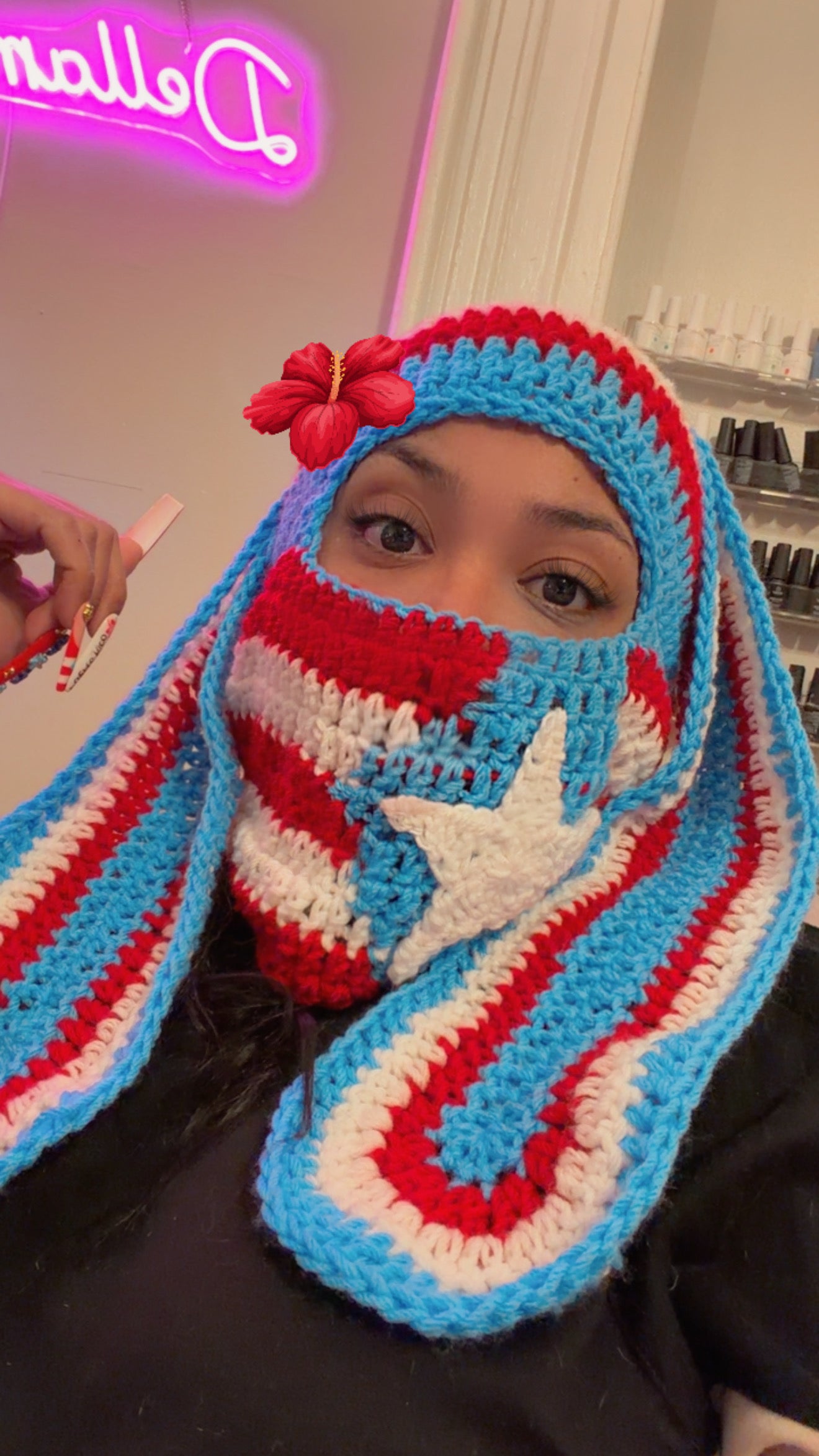 Puerto Rico Bunny Balaclava