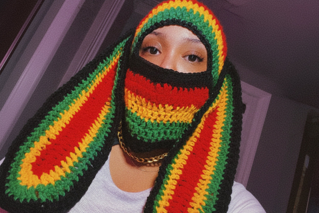 Rasta Bunny Balaclava