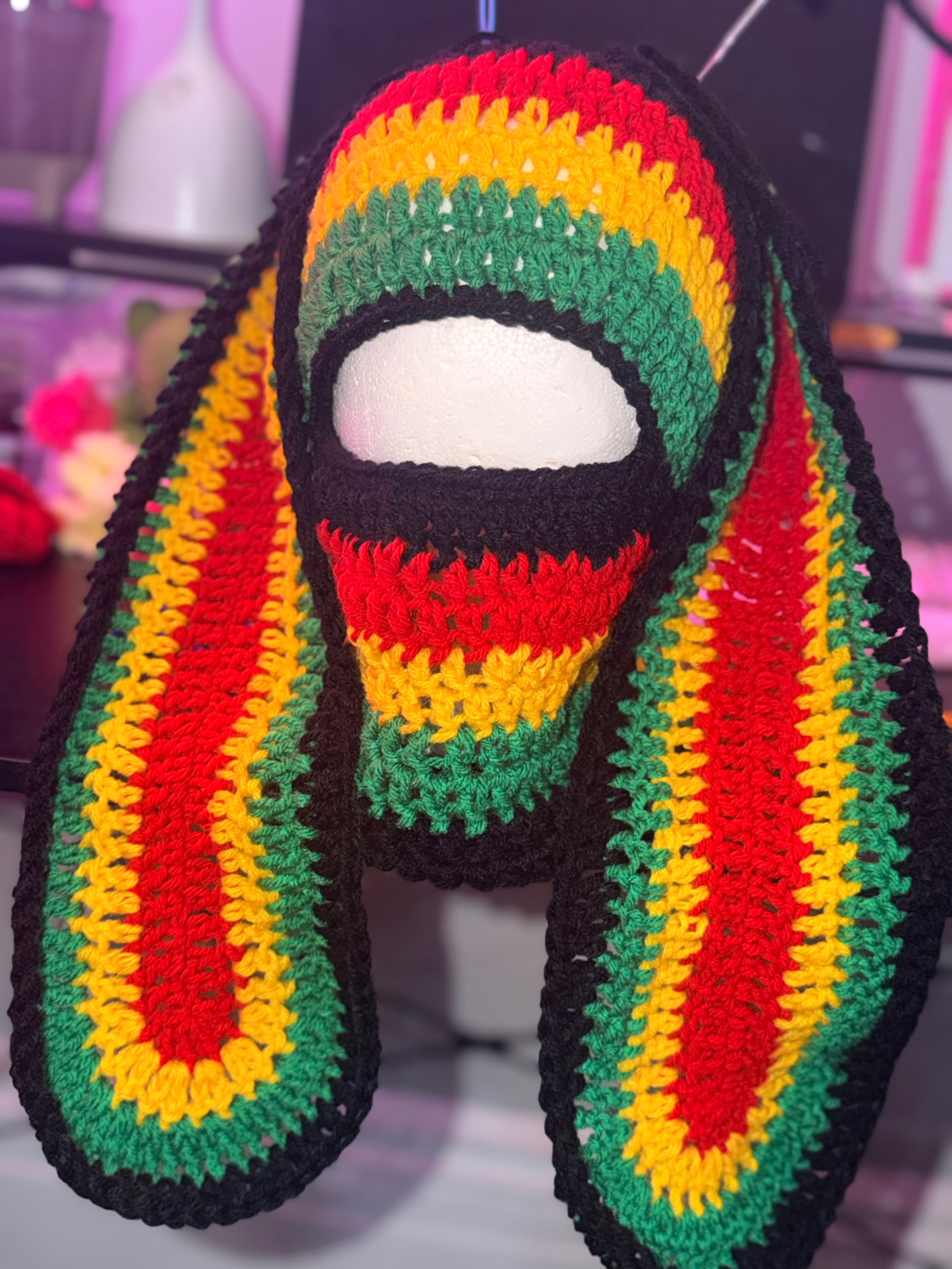 Rasta Bunny Balaclava